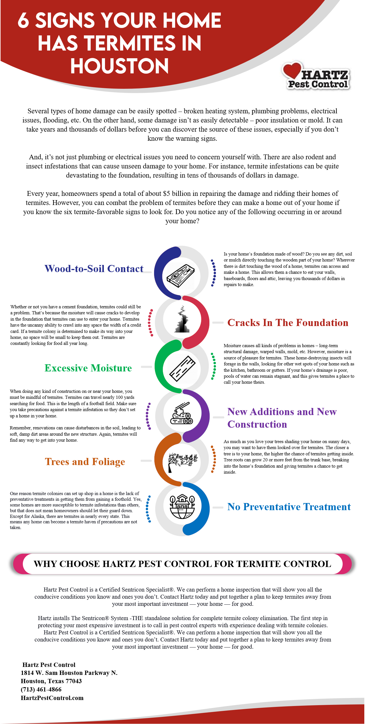 6 Signs Your Home Has Termites in Houston