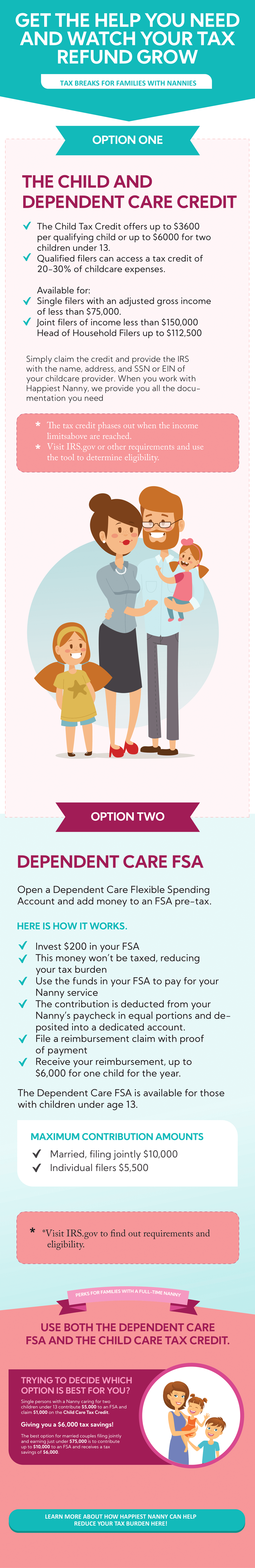 Tax breaks for families with nannies