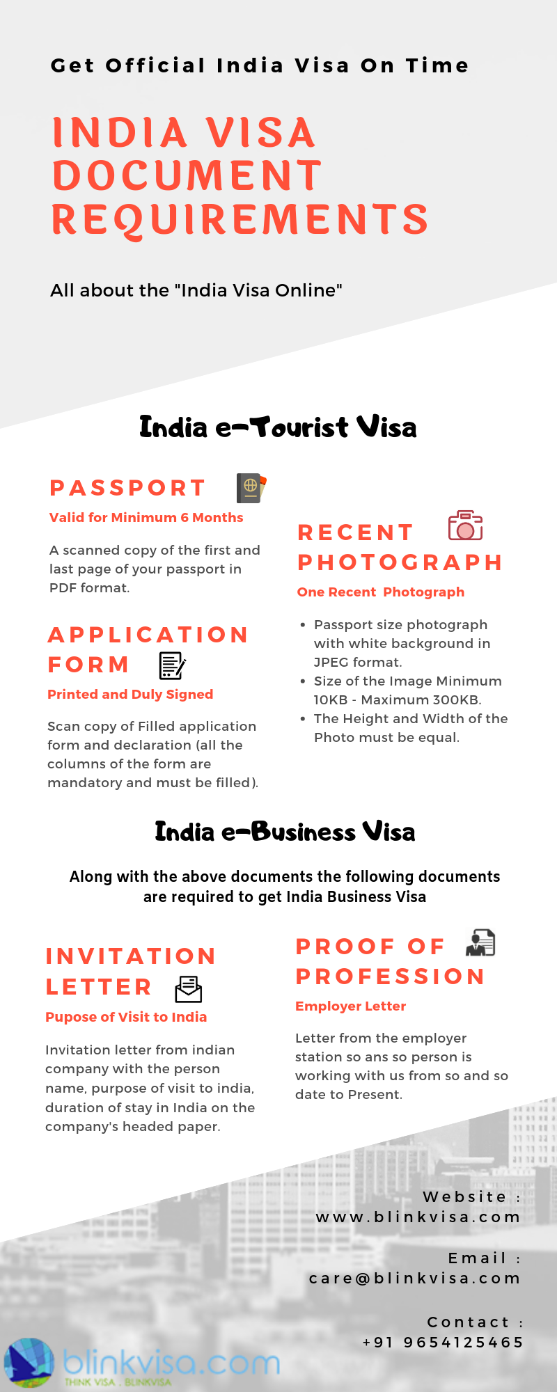Indian Tourist Visa Requirements