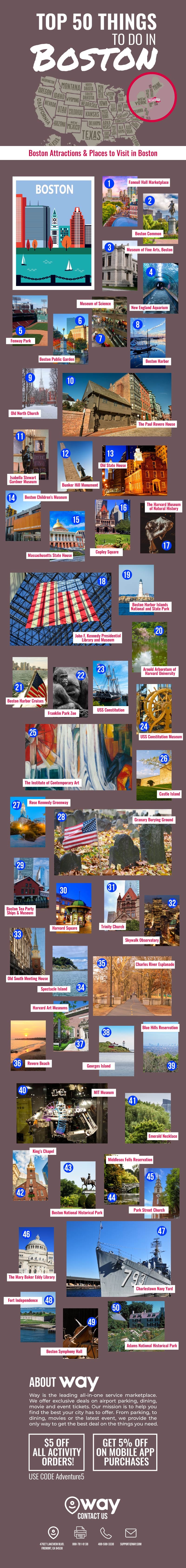 Top 50 Things to Do in Boston