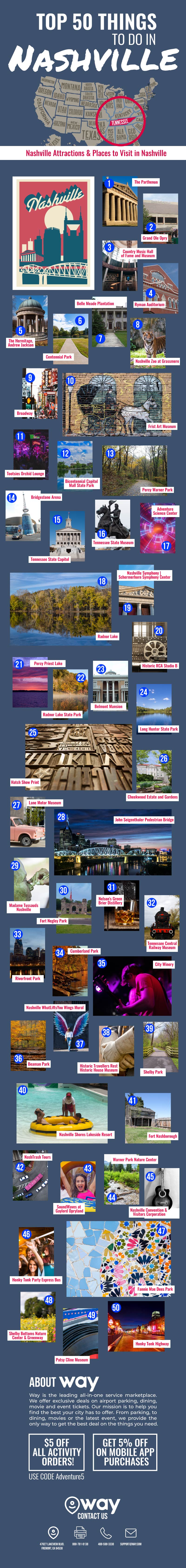 Top 50 Things to Do in Nashville