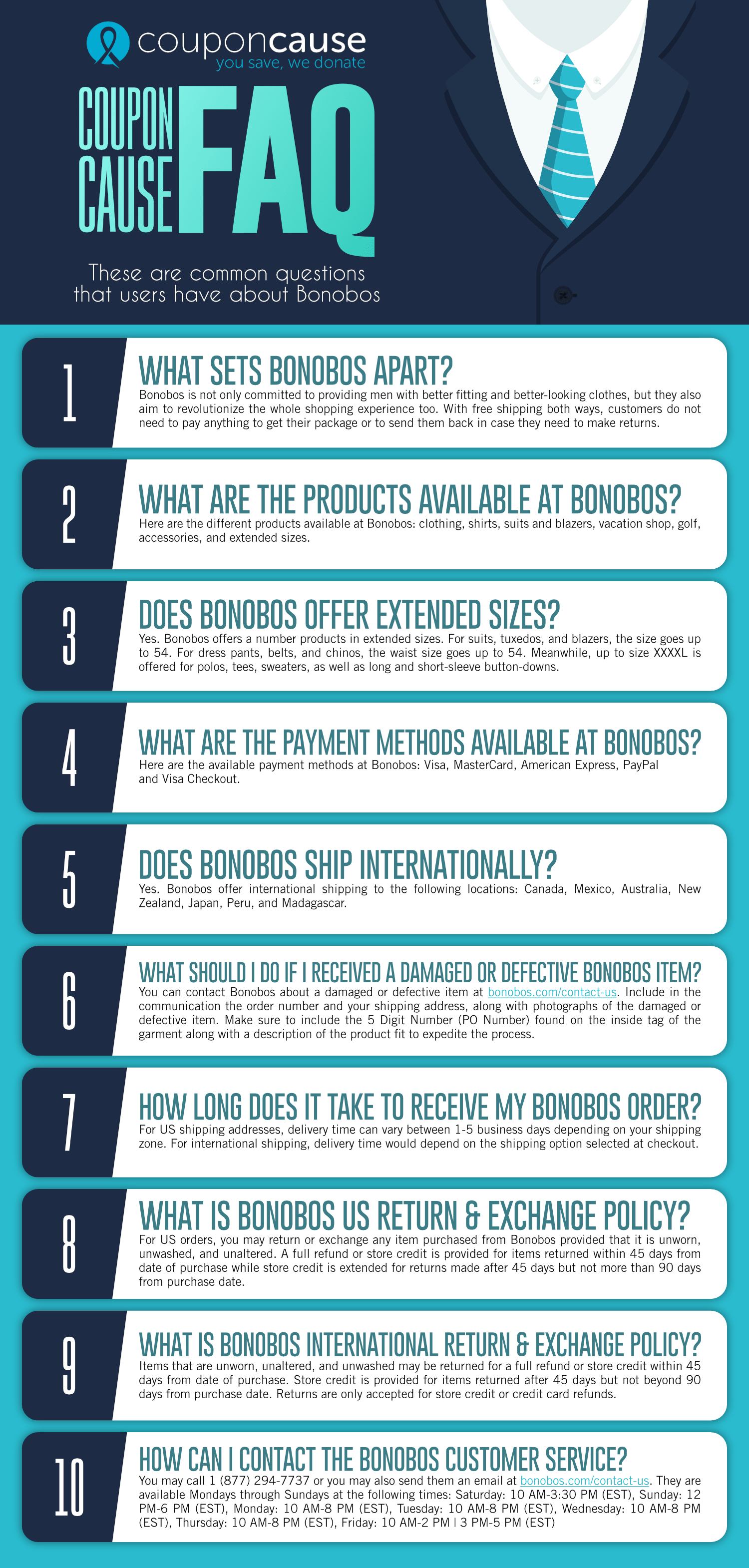 Bonobos Coupon Cause FAQ (C.C. FAQ)