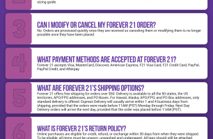 Forever 21 Coupon Cause FAQ (C.C. FAQ) [INFOGRAPHIC]