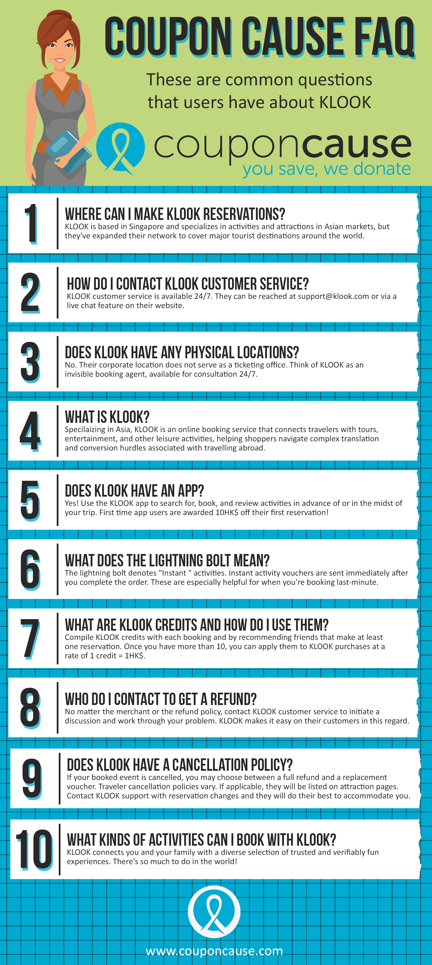 KLOOK Coupon Cause FAQ (C.C. FAQ)